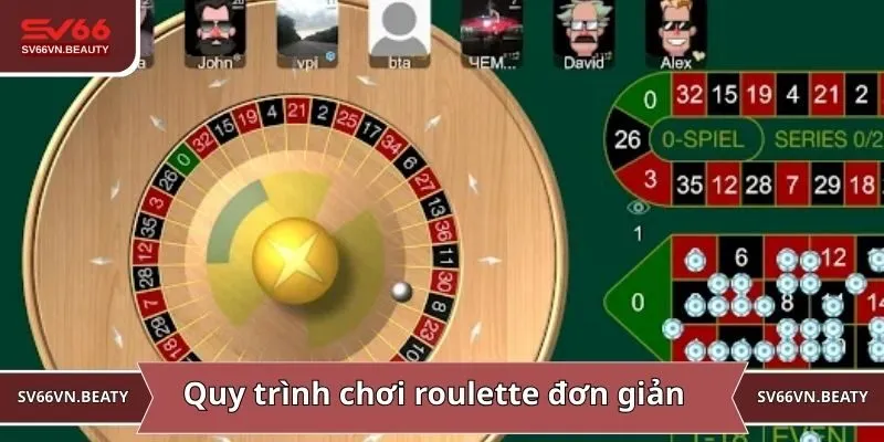 Quy trình chơi game roulette đơn giản tại nhà 
