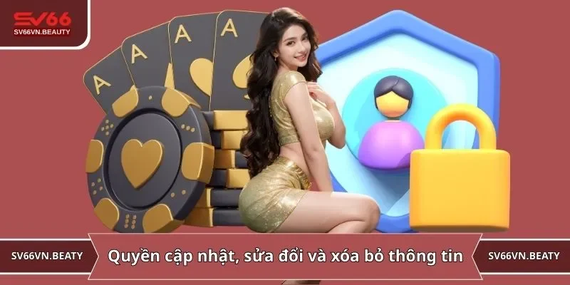 Quyền cập nhật, sửa đổi và xóa bỏ thông tin